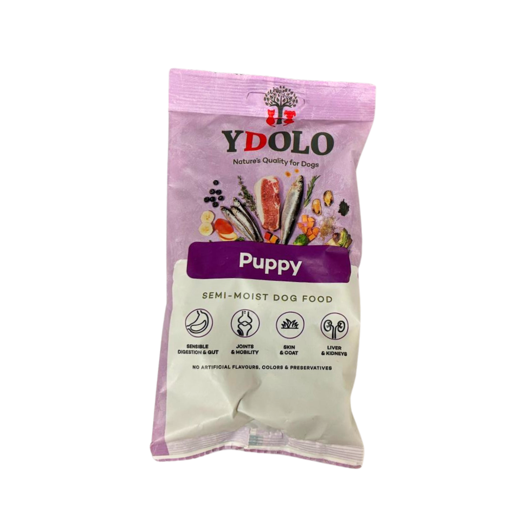 YDOLO Complete Dog Food Sample Pack for Puppies - 4 x 100g