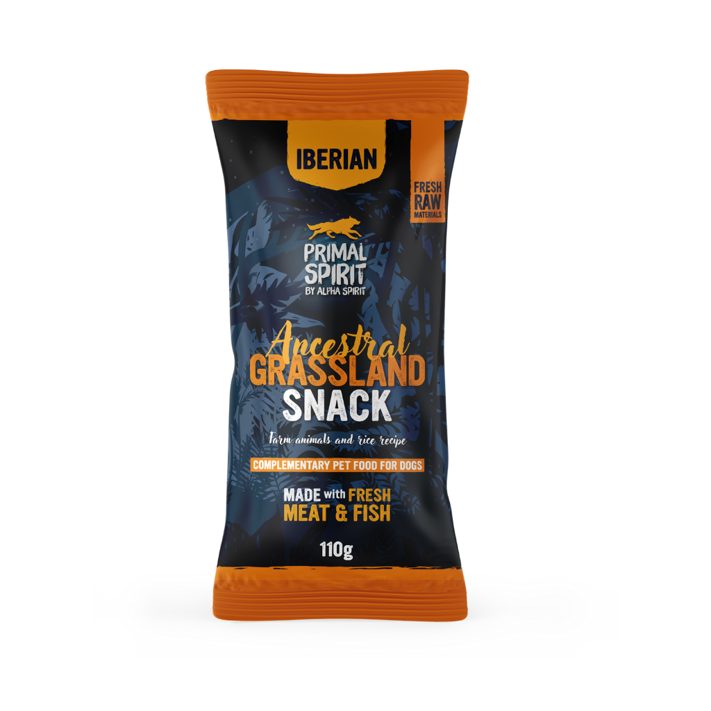 Primal Spirit Iberian Ancestral Grassland Dog Treats (110g)