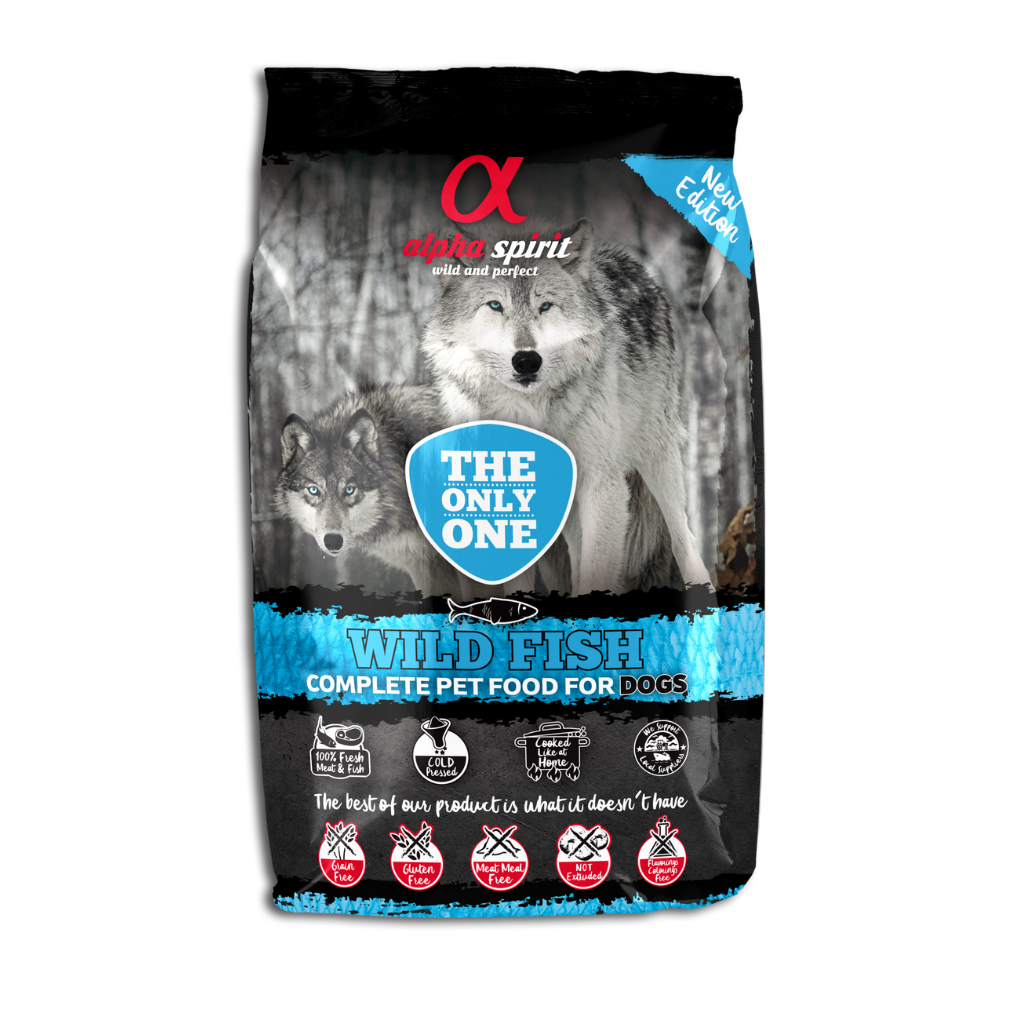 Alpha Spirit Wild Fish Complete Dog Food – The Only One (1kg Sample Pack)