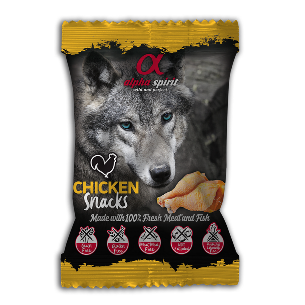 Alpha Spirit Chicken Dog Treats (24 x 50g)