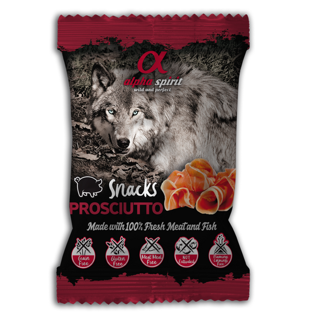 Alpha Spirit Prosciutto Dog Treats (50g)