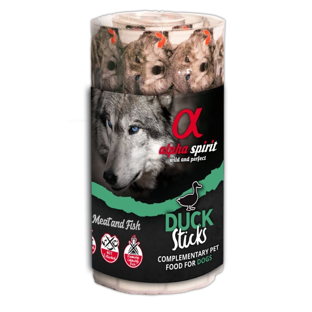 Alpha Spirit Duck Dog Treat Bar String (Includes 16 Bars)