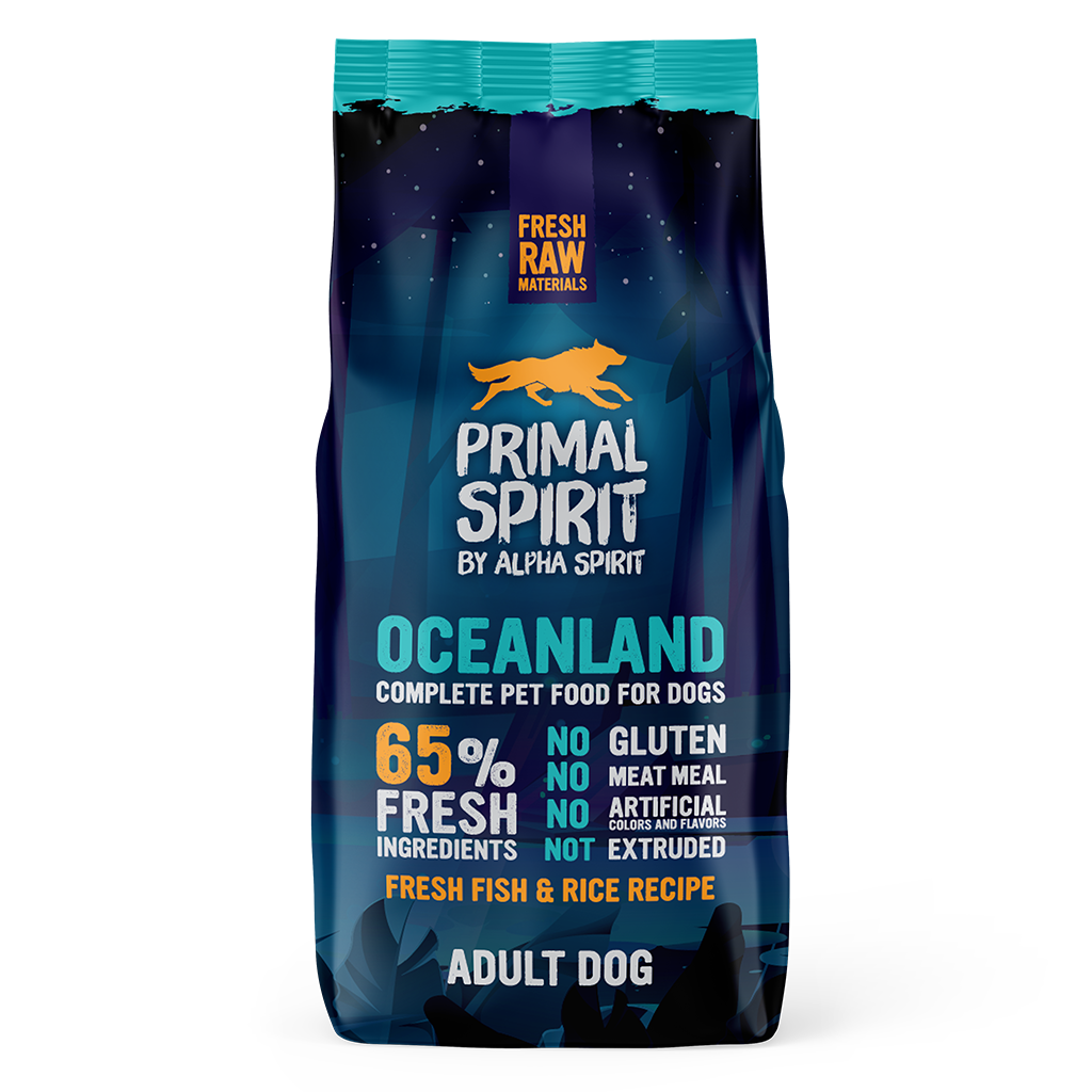 Primal Spirit Oceanland Fish & Chicken Complete Dog Food (12kg)