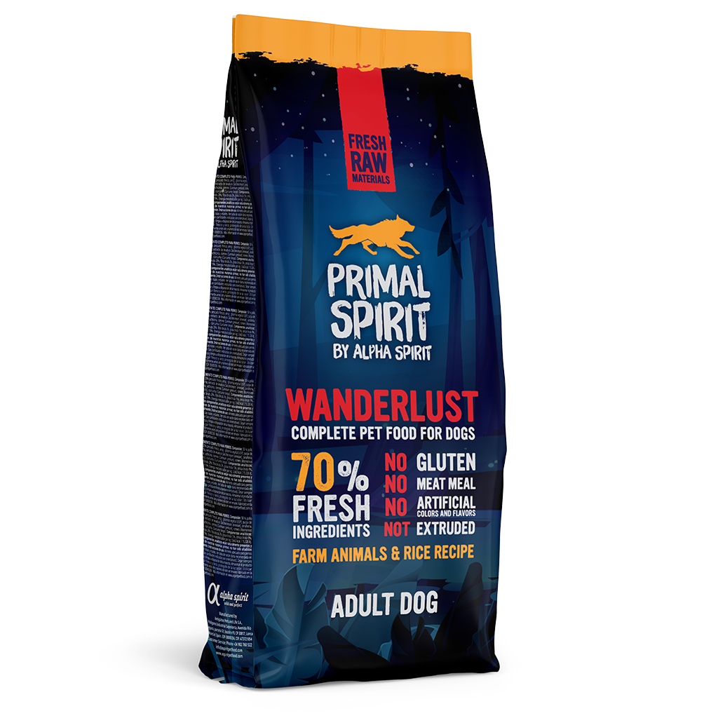 Primal Spirit Wanderlust Chicken & Fish Complete Dog Food (12kg)
