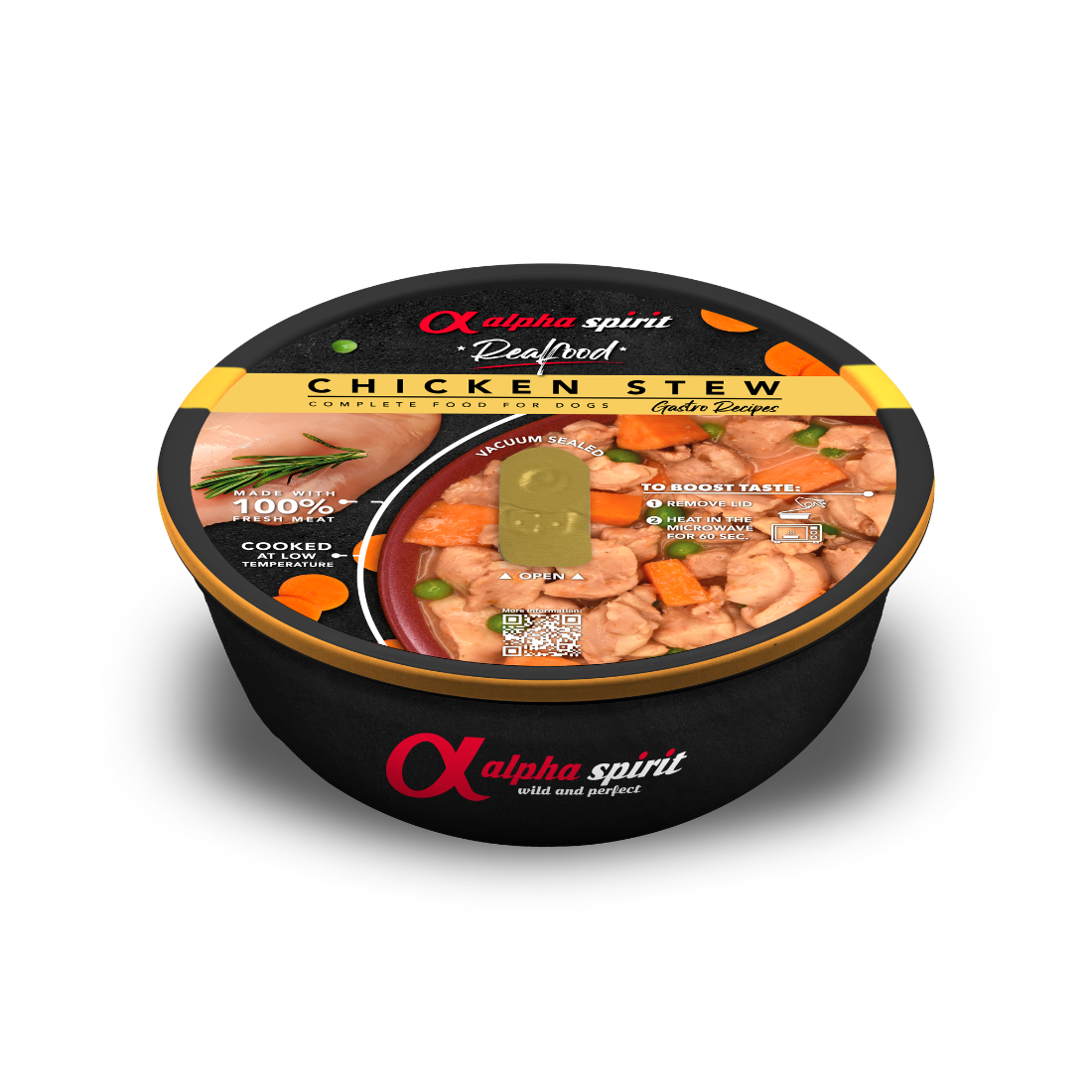 Alpha Spirit Realfood Complete Chicken Stew for Dogs
