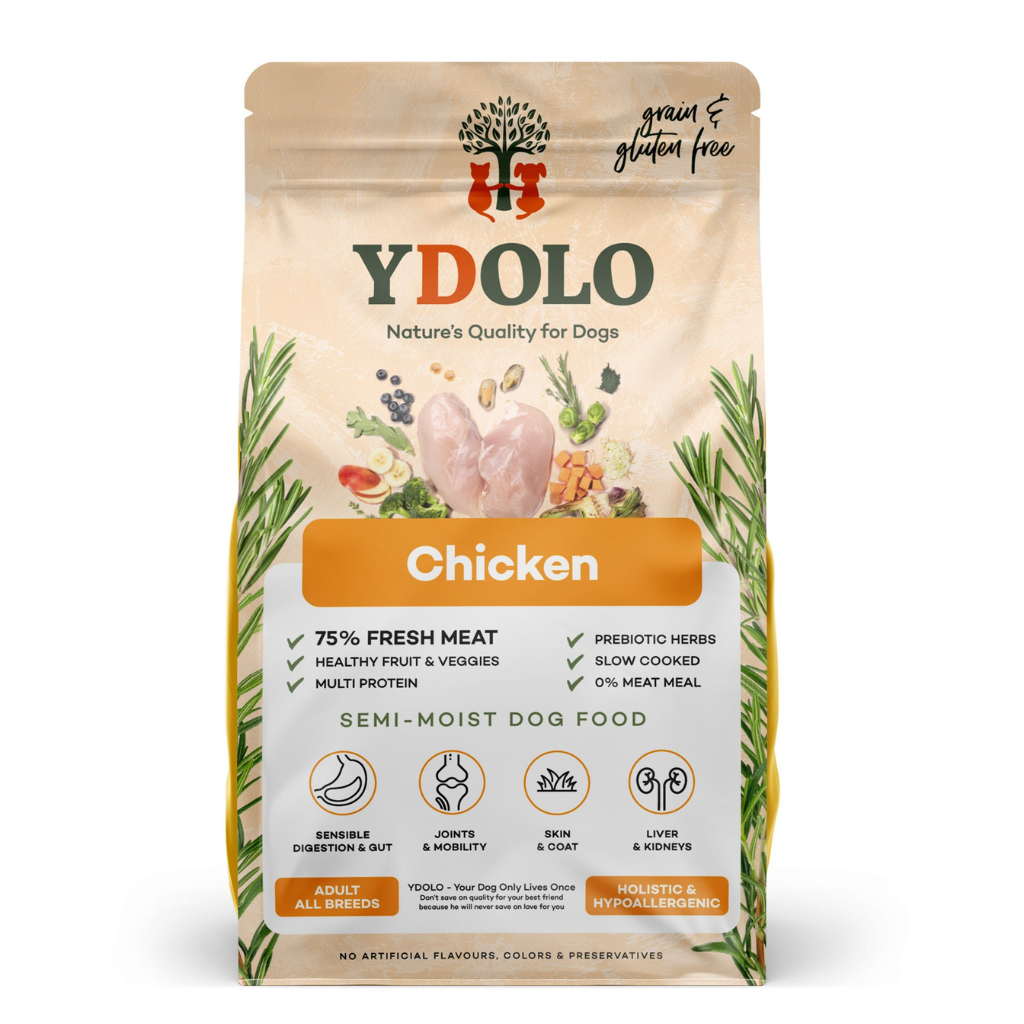 YDOLO Chicken Complete Dog Food - Healthy and Pure (10kg)