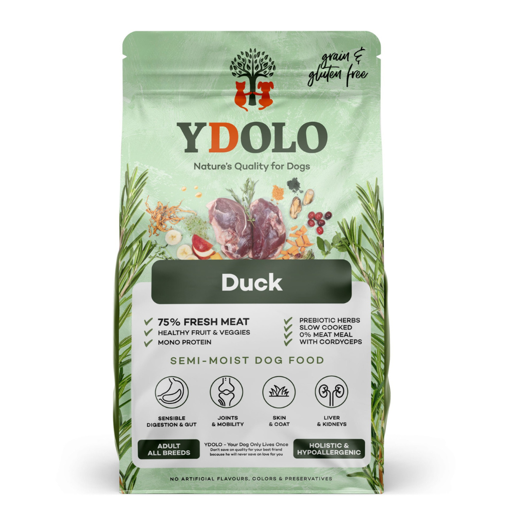 YDOLO Duck Complete Dog Food – Healthy and Pure (10kg)