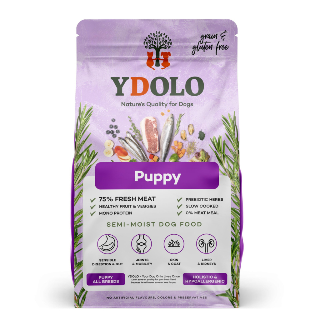 YDOLO Complete Dog Food for Puppies - Healthy and Pure (10kg)