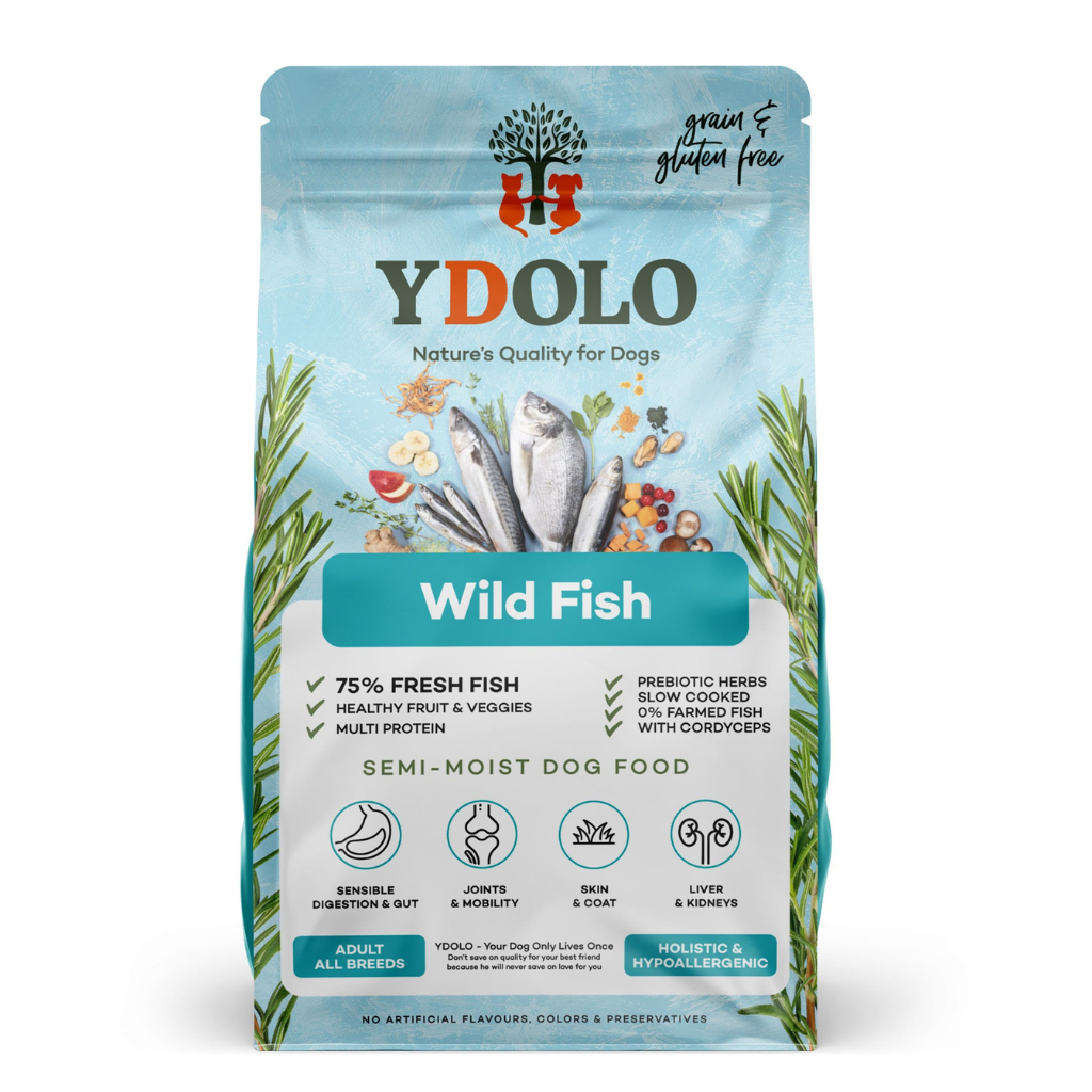 YDOLO Wild Fish Complete Dog Food - Healthy and Pure (10kg)