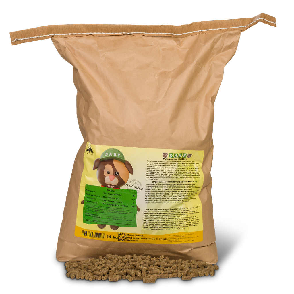 DARF Insect Complete Dry Dog Food - Hypoallergenic (14kg)