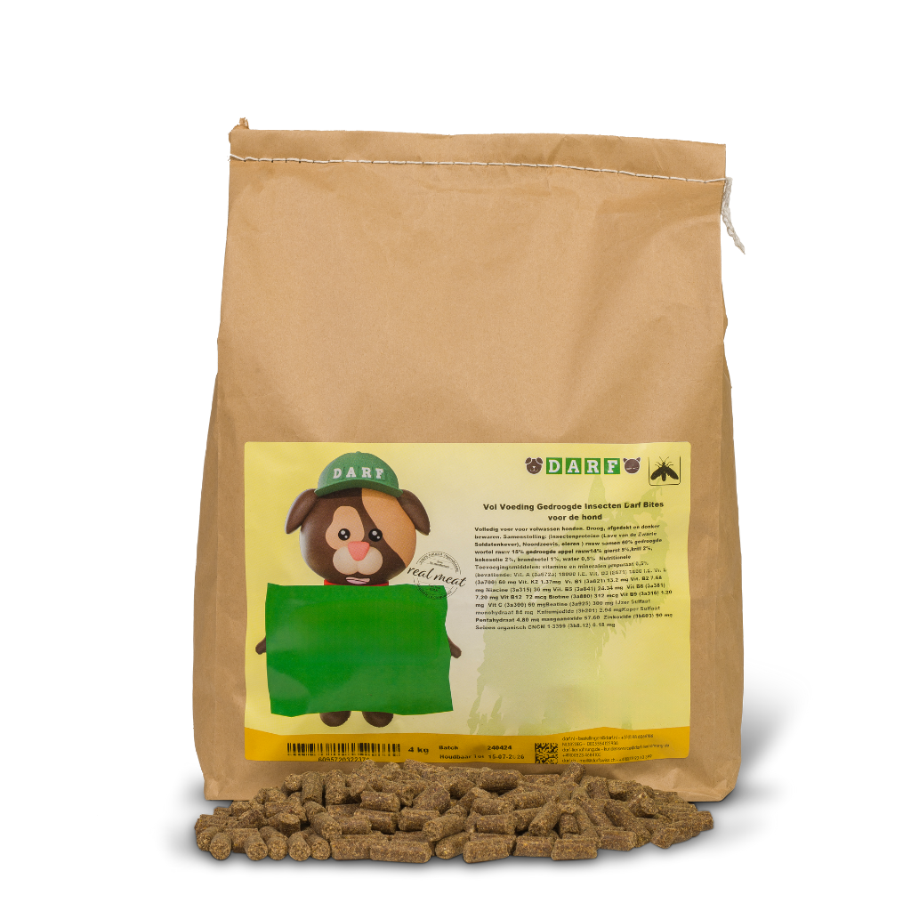 DARF Insect Complete Dry Dog Food - Hypoallergenic (4kg)