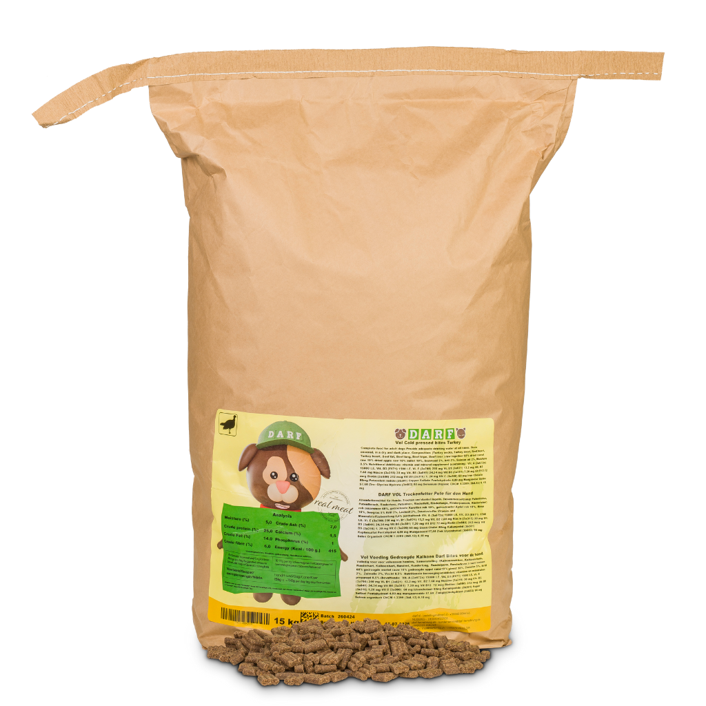 DARF Complete Dry Dog Food - Turkey (14kg)