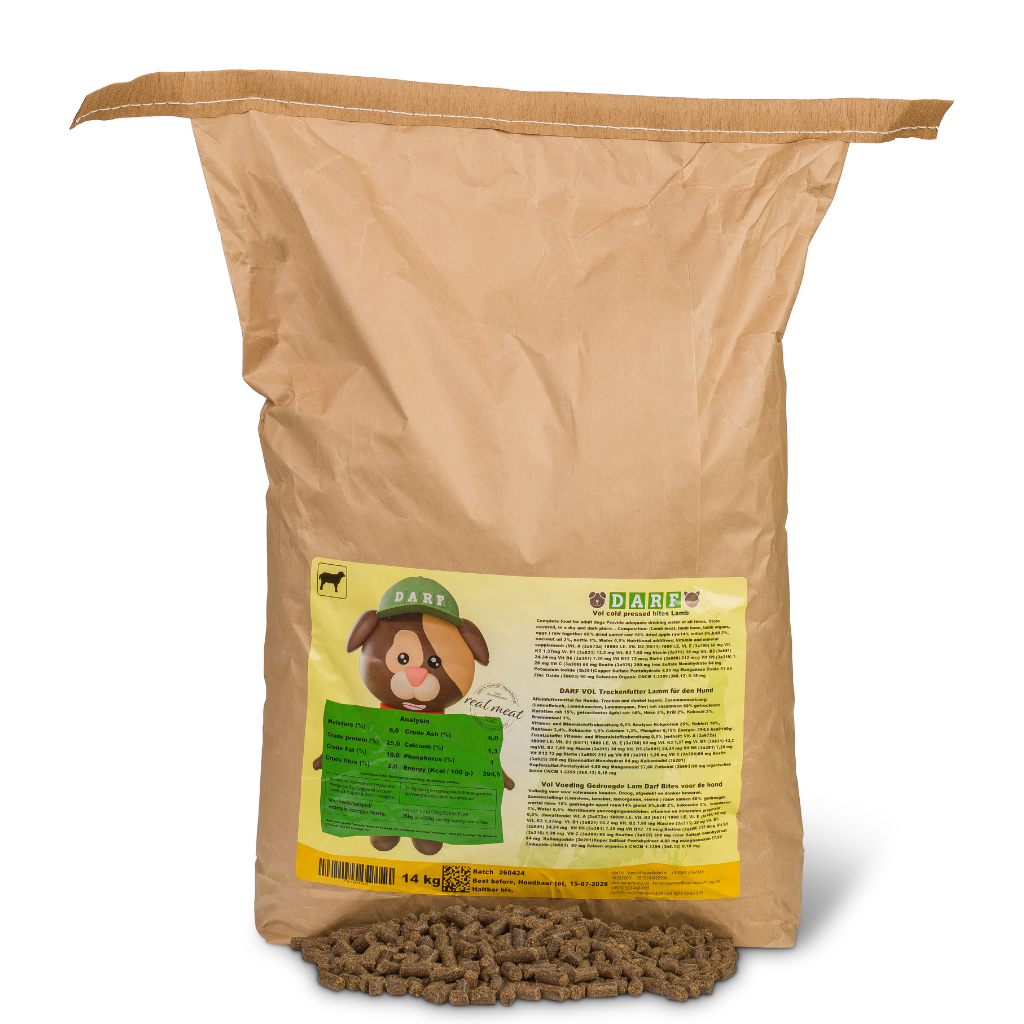 DARF Lamb Complete Dry Dog Food (14kg)
