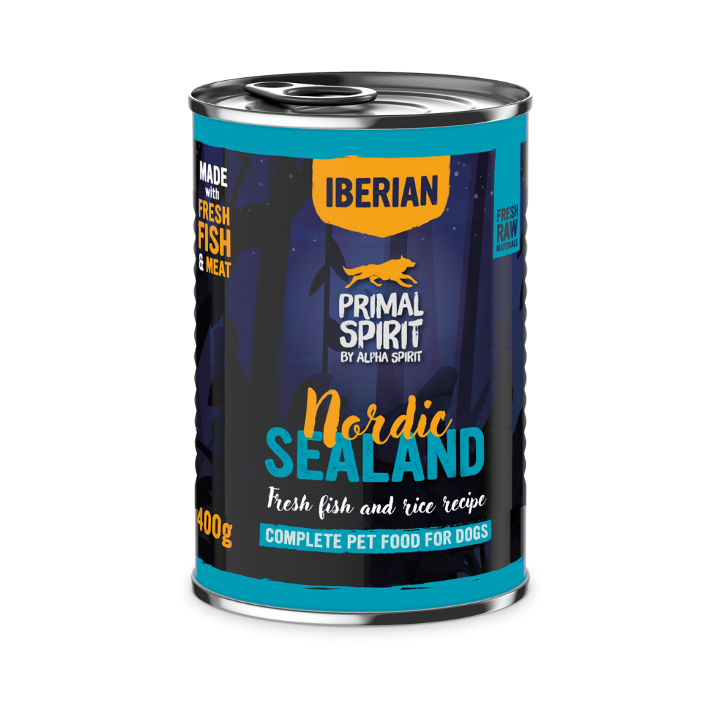 Primal Spirit Iberian Nordic Sealand Complete Wet Canned Dog Food (6 x 400g)