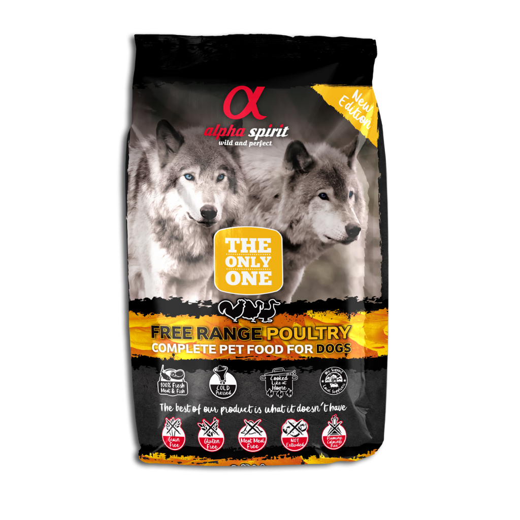 Alpha Spirit Poultry Complete Dog Food – The Only One (1kg Sample Pack)