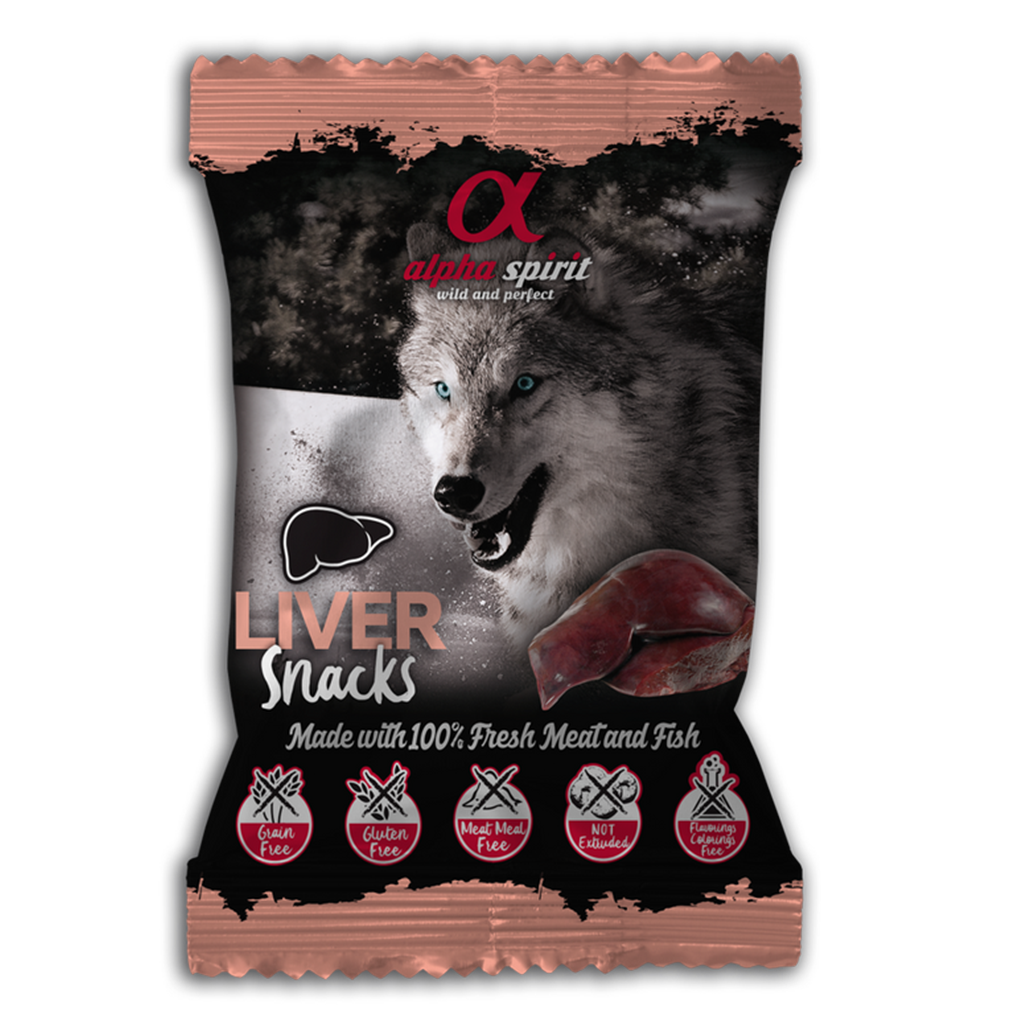 Alpha Spirit Liver Dog Treats (50g)