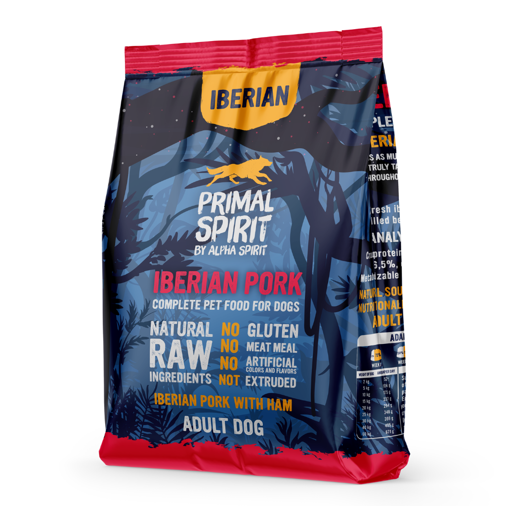 Primal Spirit Iberian Pork Complete Dry Dog Food (1kg)