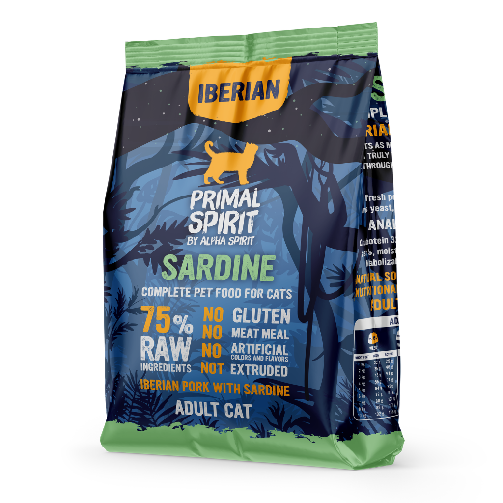 Primal Spirit Iberian Sardine Complete Dry Cat Food (1kg)