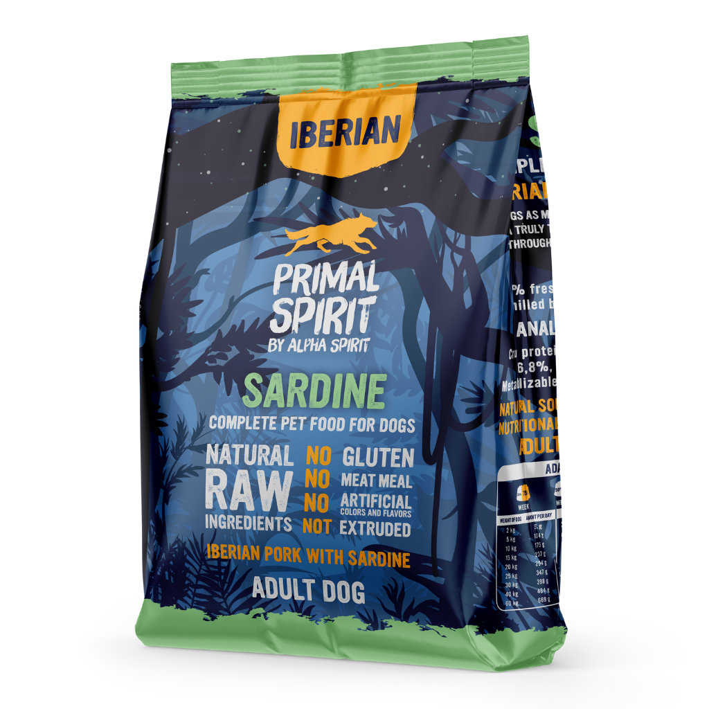 Primal Spirit Iberian Sardine Complete Dry Dog Food (1kg)