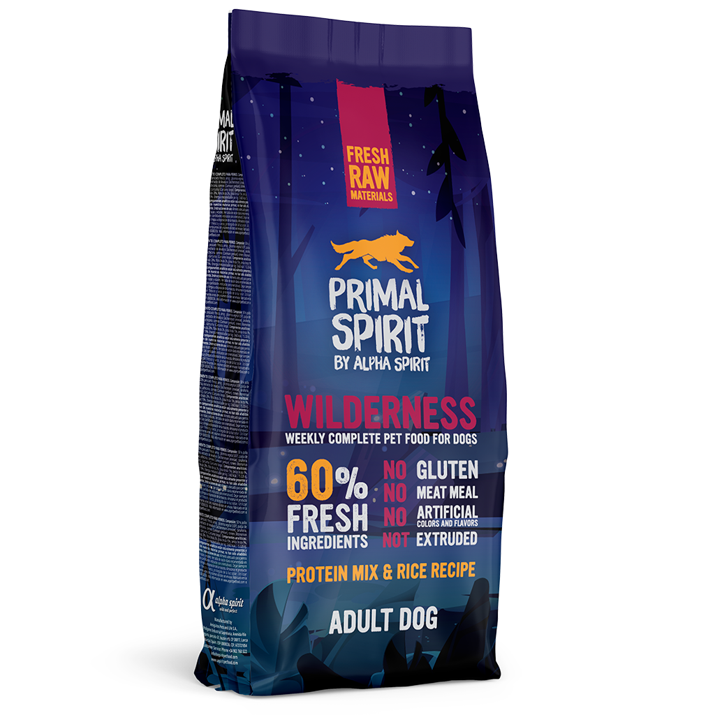 Primal Spirit Wilderness Pork, Chicken & Fish Complete Dog Food (12kg)