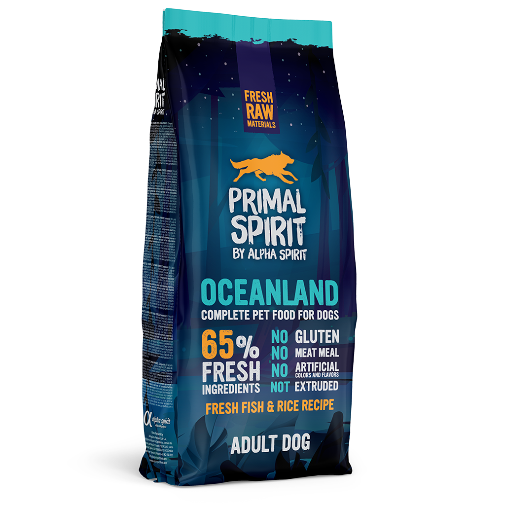 Primal Spirit Oceanland Fish & Chicken Complete Dog Food (12kg)