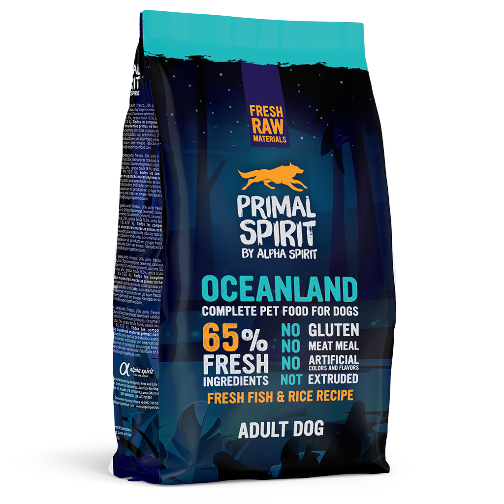 Primal Spirit Oceanland Fish & Chicken Complete Dog Food (1kg)