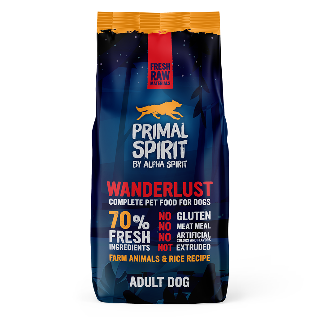 Primal Spirit Wanderlust Chicken & Fish Complete Dog Food (12kg)