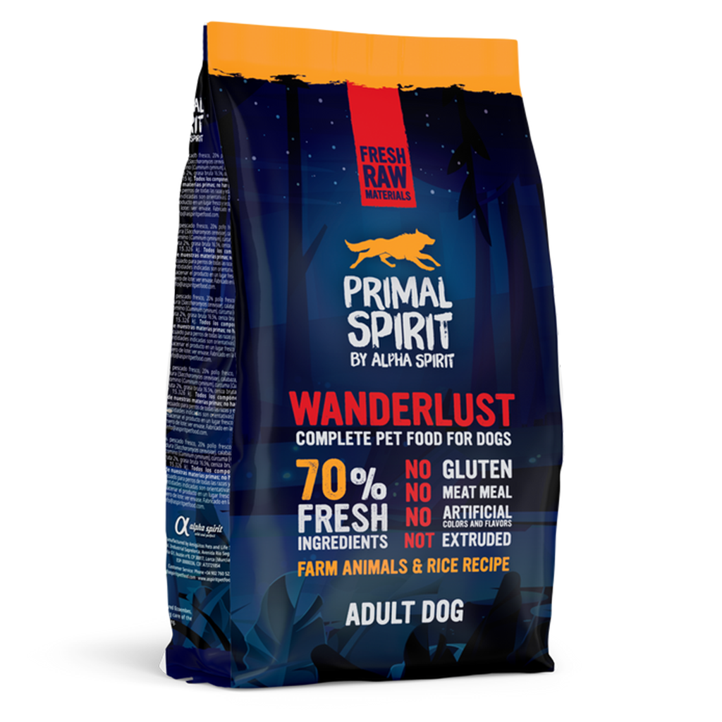 Primal Spirit Wanderlust Chicken & Fish Complete Dog Food (1kg)