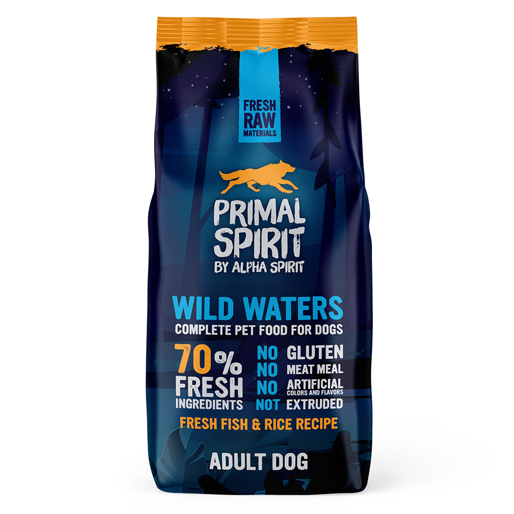 Primal Spirit Wild Waters Chicken & Fish Complete Dog Food (12kg)
