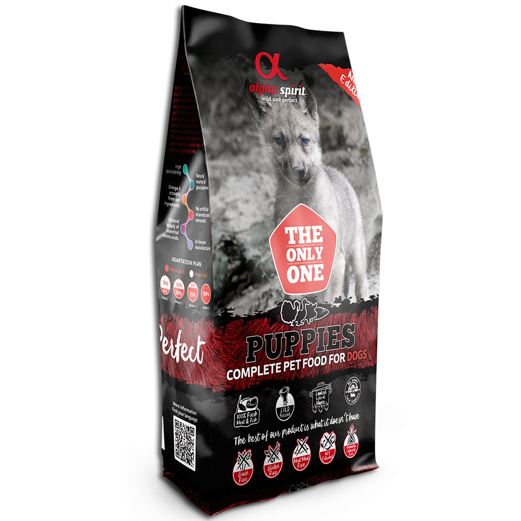 Alpha Spirit Complete Dog Food for Puppies – The Only One (12kg)